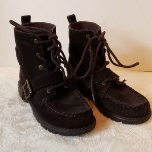 Polo by Ralph Lauren Shoes - ❤️SALE❤️POLO brown boys boot with tie & velcro Polo by Ralph Lauren Shoes - ❤️SALE❤️POLO brown boys boot with tie & velcro
